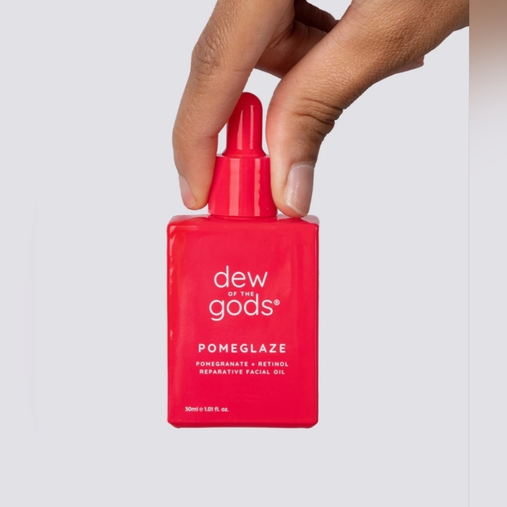 🦋DEW OF THE GODS POMEGLAZE Repairs & Nourishes Facial Oil NIB Full Size